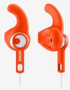 Philips ActionFit SHQ1300OR In the Ear Headphones (Orange)