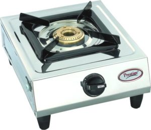 Prestige Prithvi Stainless Steel Manual Gas Stove (1 Burners) Rs 379 only flipkart BIG10 Sale