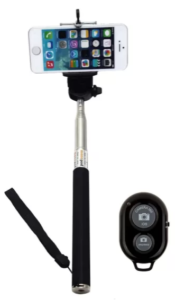 Voltaa Bluetooth Remote Selfie Stick (Black, Supports Up to 500 g)