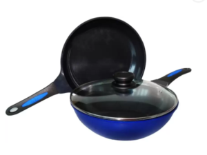 Wonderchef Signature Series Cookware Set (Aluminium, Ceramic, 3 - Piece) at rs.689