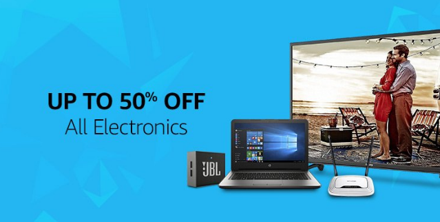amazon great indian sale upto 50% off all electronics