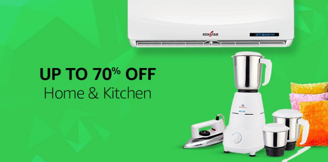 amazon great indian sale upto 70% off on home and kitchen