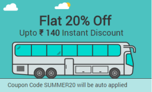 railyatri bus booking flat 20%