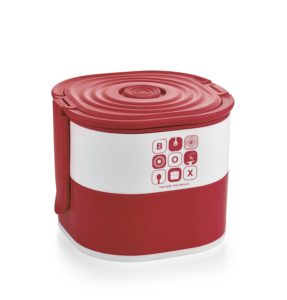 Classic Essentials CE901 Plastic Lunch Box, 2 Litres, Pink for Rs 140
