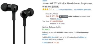 Amazon- Buy Jabees WE202M In-Ear Headphone1