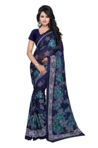 Amazon- Buy Janasya Georgette Saree at Minimum 50% Discount