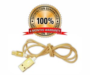 Amazon - Buy R&G GOLD PLATED Micro USB Fast Charging Cable at Rs at Rs 199 only