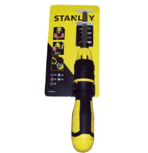 Buy Stanley STHT68010-8 Ratcheting Screwdriver with 10 Bits for Rs 155