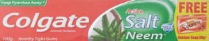 Colgate Active Salt Neem Fight Germs - 100 g with Free Medimix