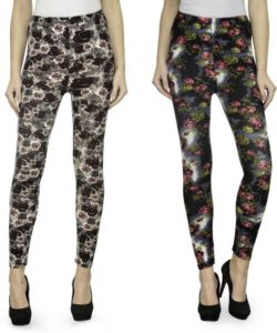 Flipkart - Buy Oleva Women Multicolor Leggings Pack of 2 at Rs 104 only (Size 'S')
