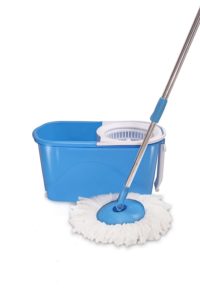 Gala e-Quick Spin Mop with Easy Wheels and Bucket for Magic 360 Degree Cleaning (with 1 refill free)