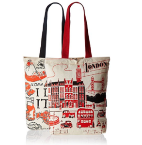 Kanvas Katha Women's Combo Tote Bag (Pack of 2) (Off-White) at rs.109