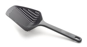 Amazon- Buy Joseph Joseph Large Plastic Slotted Spoon, Black for Rs 491