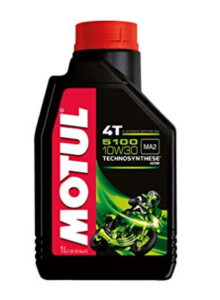 Motul 104062 5100 4T Hybrid 10W-30 API SM Technosynthese Petrol Engine Oil for Bikes (1 L) at rs.361