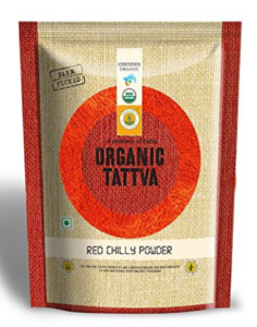 Organic Tattva Red Chilly Powder, 200g at Rs.42 only