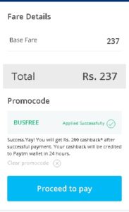 Book Bus Ticket and Get 100% Cashback Up to Rs 200