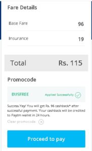 Book Bus Ticket and Get 100% Cashback Up to Rs 200