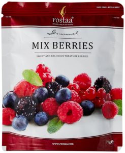 Rostaa Mix Berries Standup Pouch, 75g for Rs 113