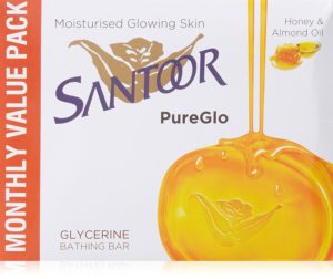 Santoor PureGlo Glycerine , 125g (Buy 2 Get 1 Free)