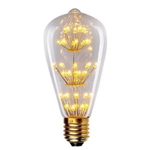 Amazon- Buy Starry Night® 3W Edison Style Vintage LED Decorative Light Bulb for Rs 449