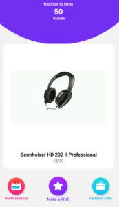 flochat app get sennheiser headphones for 50 friends