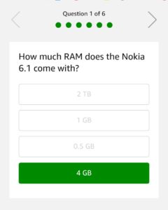 29 May Nokia 6 Quiz Answers