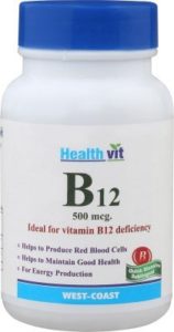 Amazon is selling HealthVit B12 Vitamin B12 Deficiency 60 Tablets for Rs 199 only