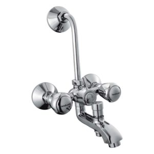 Amazon is selling Hindware F100022QT Contessa Wall Mixer Wall Mixer 3In1 Provision For Over Head & Hand Shower With 115Mm Long Bend Pipe (Chrome) for Rs 2199 only.