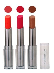 Intense Matte Lipstick,Pink,Dark Brown,Shimmer Mazanta
