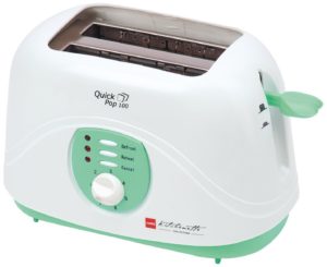Amazon is selling Cello Quick Pop Up 100 , 2 Slice Toaster , Green White for Rs 949 only.
