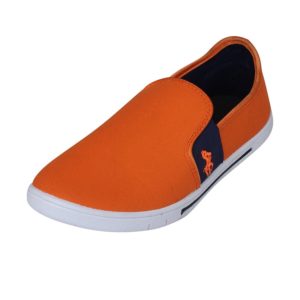 Amazon is selling Jabra Canvas Orange Fashionably Top Quality Casual Footwear For Men In Various Sizes for Rs 195 only