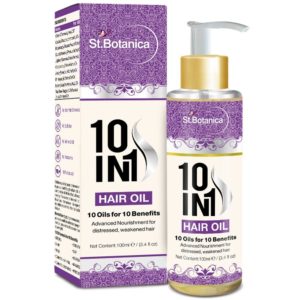 Amazon is selling St.Botanica 10 In 1 Hair Oil (Jojoba, Almond, Castor, Olive, Rosemary, Grapeseed Oil & more) 100ml for Rs 339 only. 