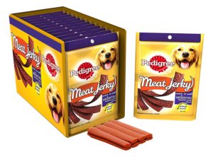 Amazon is selling Pedigree Dog Treats Meat Jerky Stix, Lamb, 80 g (Pack of 12) for Rs 900 only