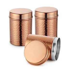 Amazon- Buy Classic Essentials Copper Storage container set of 3