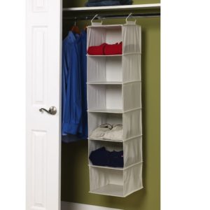 Amazon- Buy Household Essentials Canvas Closet Organizer