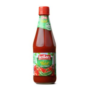 Amazon - Buy Kissan Twist Chili Tomato Bottle, 500g at Rs 74 only