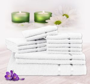 Amazon- Buy Story@Home 13 Piece 450 GSM Cotton Towel Set