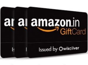 Amazon- Get 10% Cashback on First purchase of Amazon Gift Card