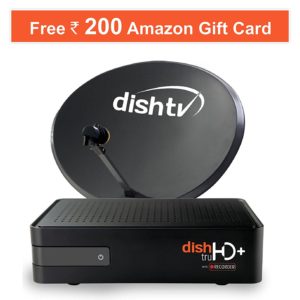 Amazon- Get Rs 200 Amazon voucher on Dish TV HD