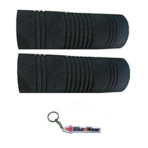 Amazon Prime Steal- Buy BikenWear Handlebar Rubber Grip Cover with Keychain for Bikes at just Rs 30