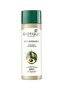 Biotique Bio Cado Avocado Stress Relief Body Massage Oil, 200ml