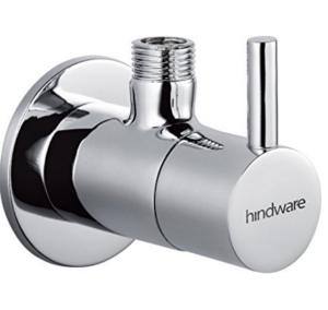 Hindware F280004CP Flora Angular Stop Cock With Wall Flange (Chrome) at rs.549