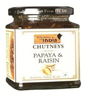 Kitchens of India Papaya Raisin Chutney, 300g at rs.71