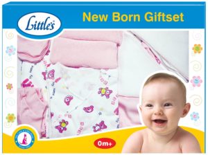Little's New born Giftset (Pink and white) for Rs 390