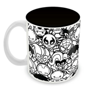 Marvel 'Kawaii sketch ' Round Ceramic Mug