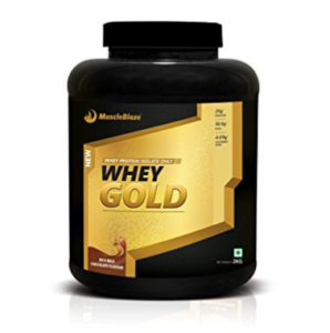 MuscleBlaze Whey Gold, 2 kg / 4.4 lb Rich Milk Chocolate at rs.2,599