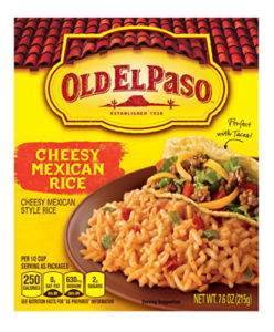 Old El Paso Ready To Cook Cheesy Mexican Rice, 215g at rs.225