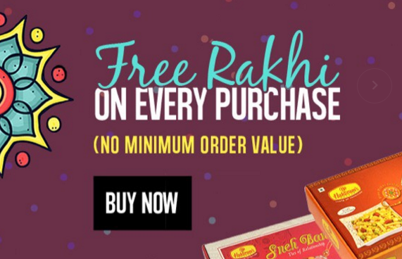 haldirams free rakhi offer