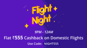 ixigo flight night offer