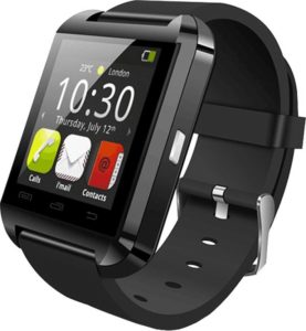  Bluetooth and Fitness Tracker Black Smartwatch